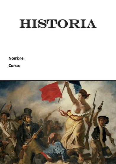 portada imprimible revolución francesa