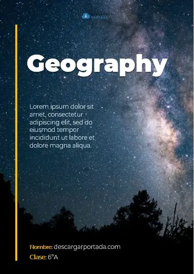 sky geography cover page