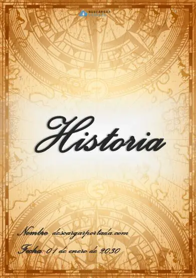 history cover page