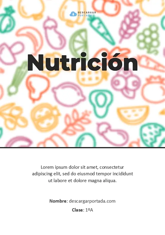 Portada Nutricion descargarportada.com